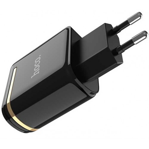 Zidni USB punjač Hoco C39A dual-port Black