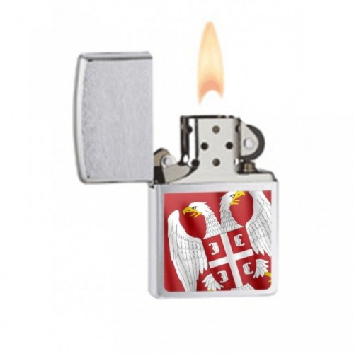 Zippo upaljač sa grbom Srbije