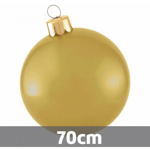 Ornamento Novogodišnja velika kugla 70cm - Zlatna