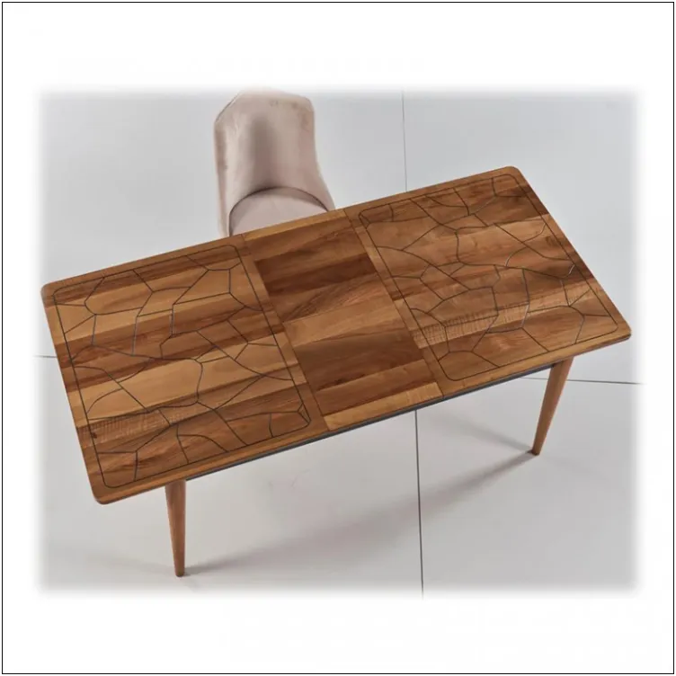 Klub sto Oslo Tamni orah-Antracit/Tamni orah noge 