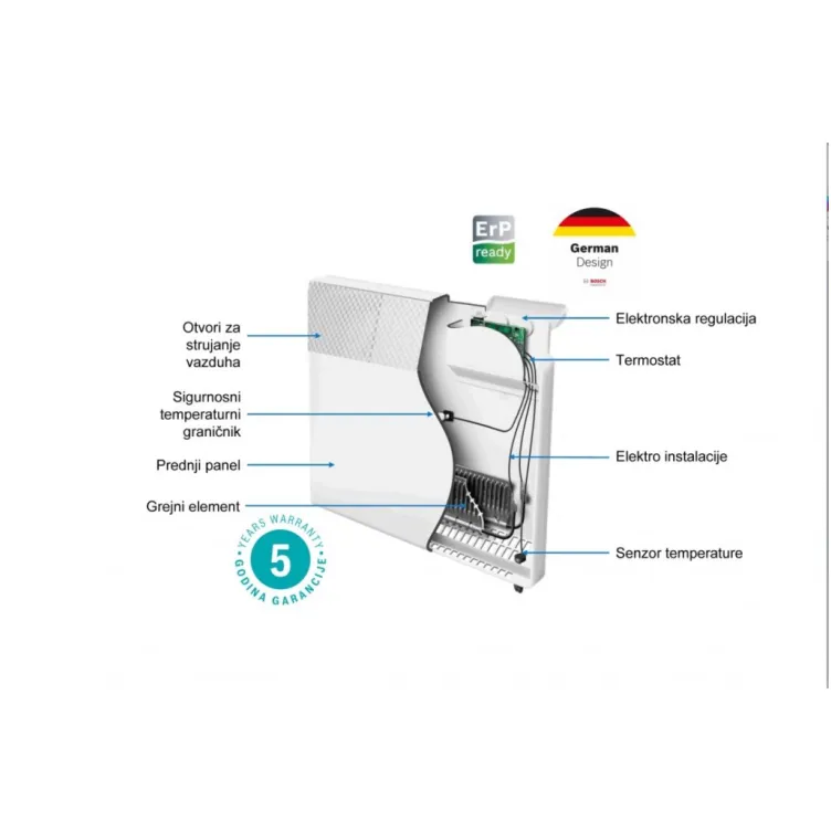 Bosch električni konvektor HC 4000 2000 W  