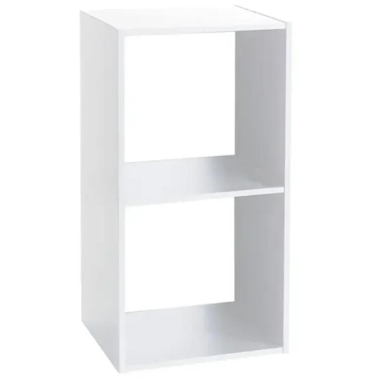 Stalak sa 2 police 34,5x32x67,6cm drvo bela 