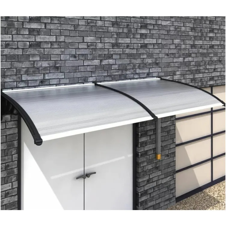 Nadstrešnica 200x100 crna providna 5mm leksanNadstrešnica 200x100 crna providna 5mm leksan