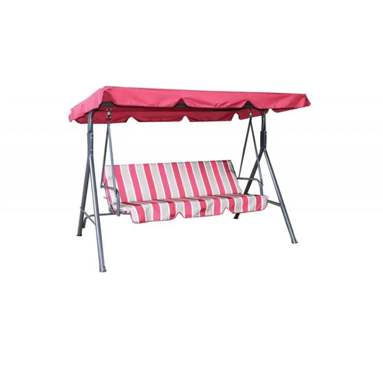 Ljuljaška za baštu trosed Mykonos crvena