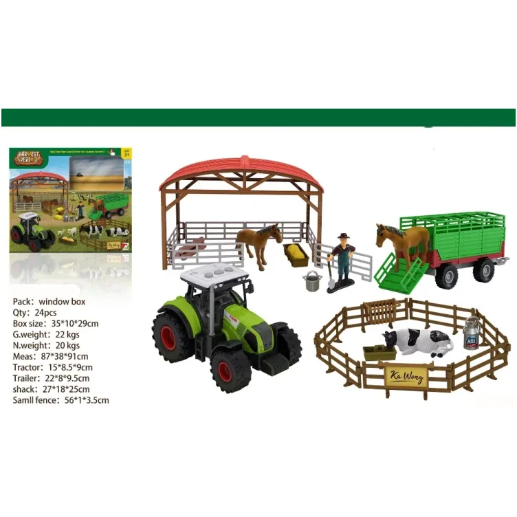 Ergela Farma Set je ultimativni komplet za sve male ljubitelje farmi! Sa raznovrsnim plastičnim životinjama i dodacima, ovaj set pruža beskonačne mogućnosti za kreativnu igru i učenje o ruralnom životu.