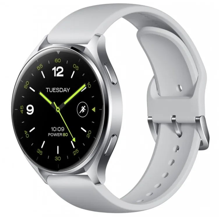 Xiaomi Watch 2 Silver Case with Gray TPU Strap Xiaomi Watch 2 Silver Case with Gray TPU Strap