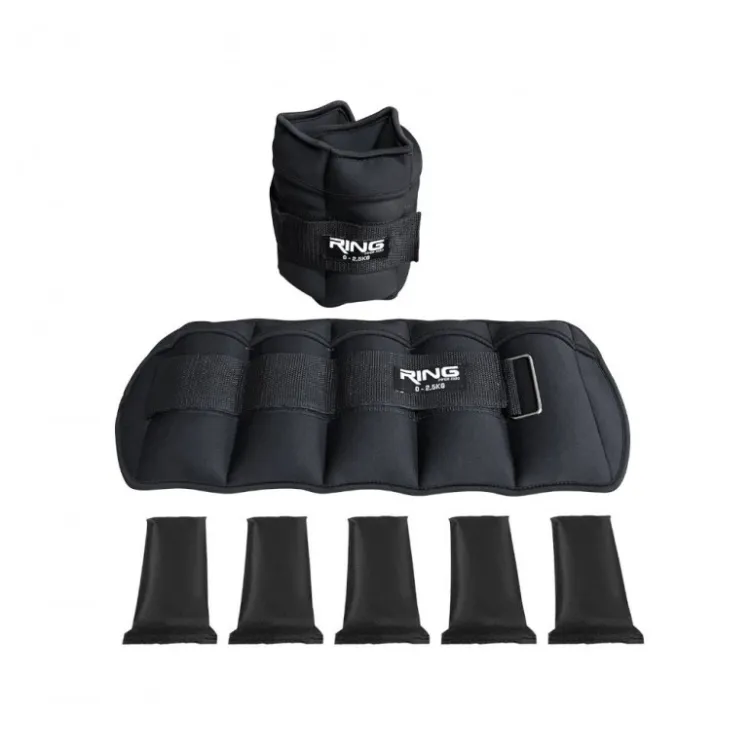 RING tegovi sa cickom za zglobove stelujuci 2x2,5kg RX LKW-1231