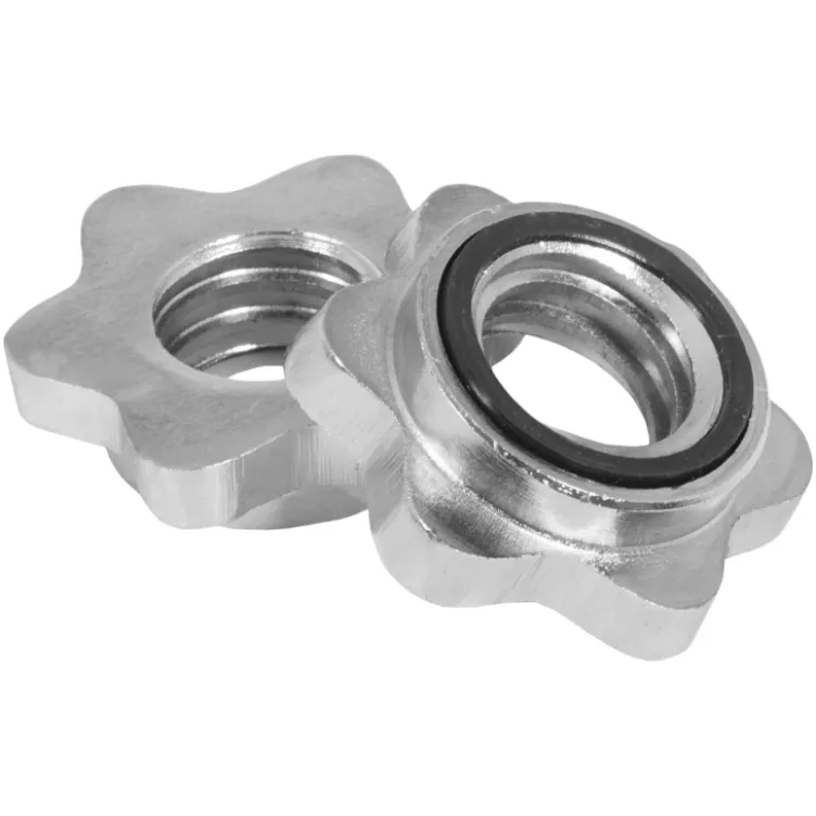 Zvezdaste matice za zavrtanje srebrna 