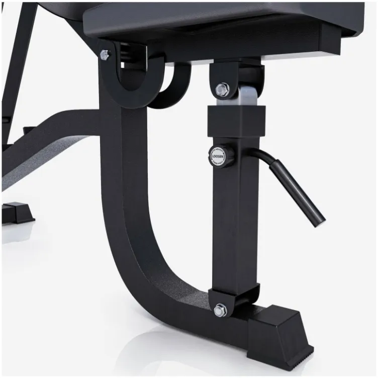 Klupa za dizanje tegova 900 ojačana s nagibom