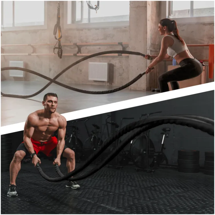 Kanap za trening ’’Battle Rope’’ sa zidnim nosačem 1200 cm x 5 cm