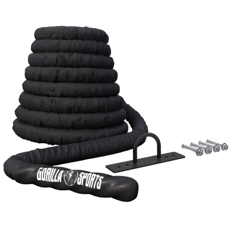 Kanap za trening ’’Battle Rope’’ sa zidnim nosačem 1200 cm x 5 cm