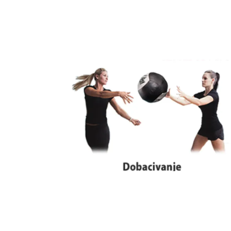 Wall Ball lopta za bacanje 8 kg sa ručkama 