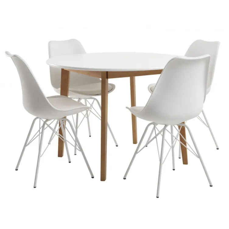 Trpezarijski set Jeti Bela 