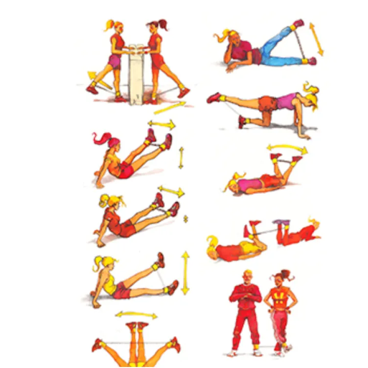 Ekspander nožni B za jačanje i oblikovanje nogu