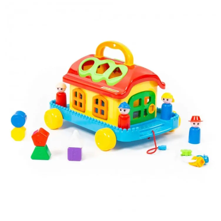 Kućica i kocke na točkovima Polesie