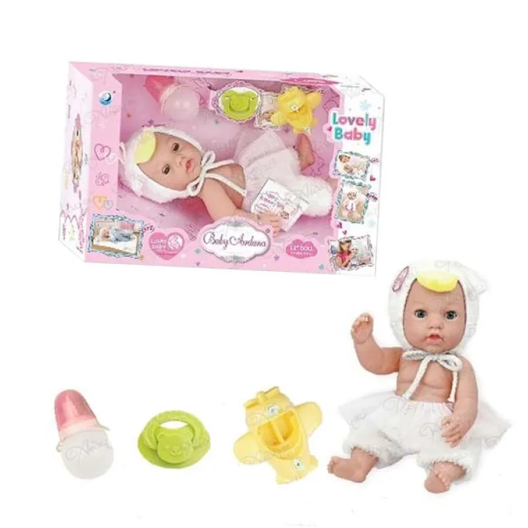 Lutka beba 30cm patkica pije i piški 846074 Lutka beba 30cm patkica pije i piški 846074