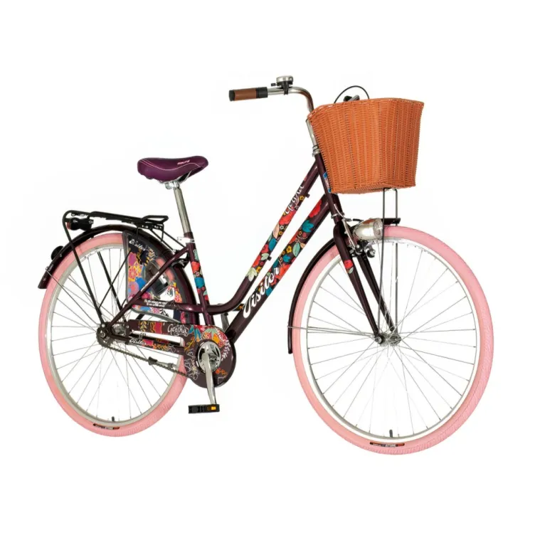 Ljubičasto roza geisha ženska bicikla 