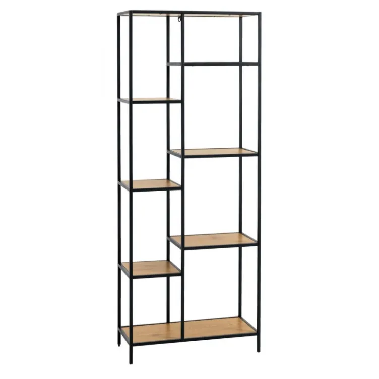 Polica sedmodelna hrast crna 