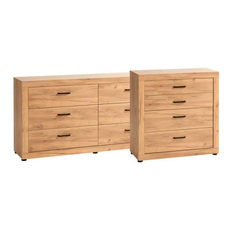 Komoda 6 fioke Renold hrast