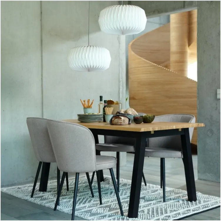 Trpezarijska stolica Ferg siva/crna