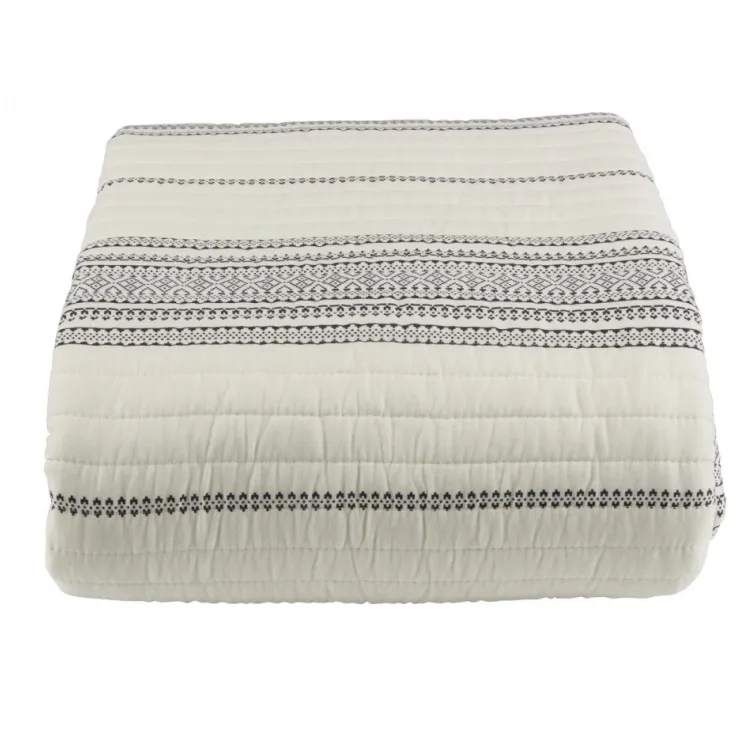 Prekrivač Karneval  220x240 bež/crna