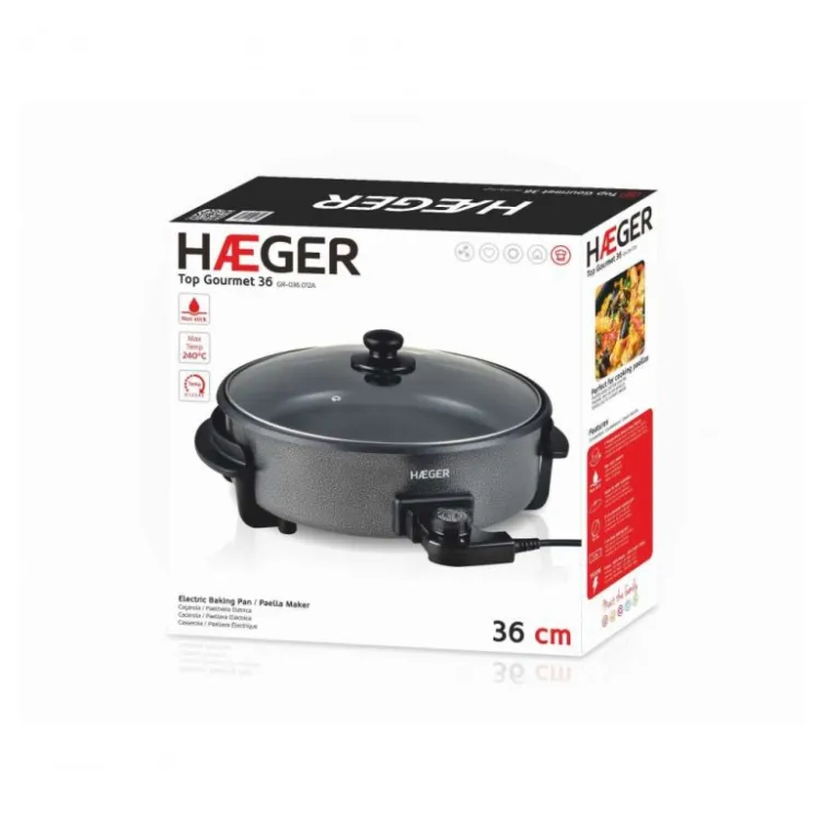 HAEGER ELEKTRIČNI TIGANJ ZA PIZZU 