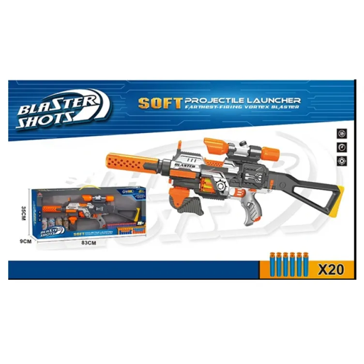 Puška sa sunđerastim mecima Blaster Shots 687218