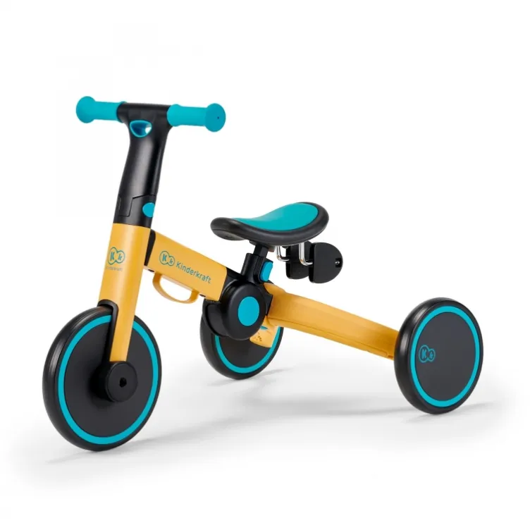 Tricikl 3U1 4TRIKE PRIMROSE YELLOW KINDERKRAFT 
