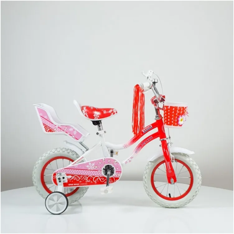 Bicikl 12" sa pomoćnim točkovima 716 Crveni 