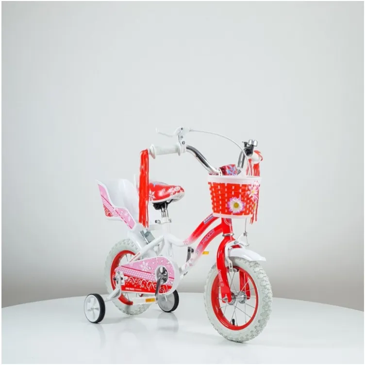 Bicikl 12" sa pomoćnim točkovima 716 Crveni 