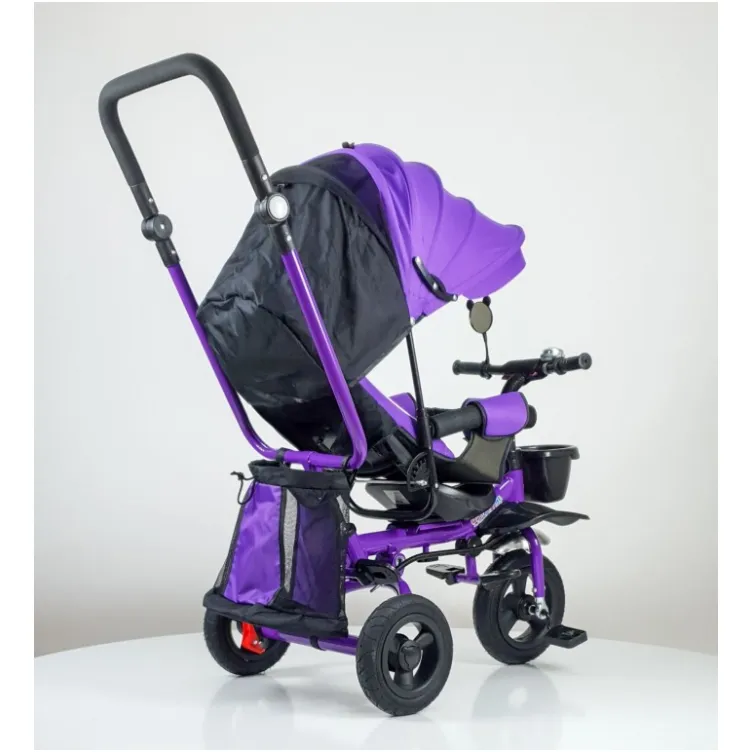 Tricikl Playtime 413 RELAX sa rotirajućim sedištem - Ljubičasti