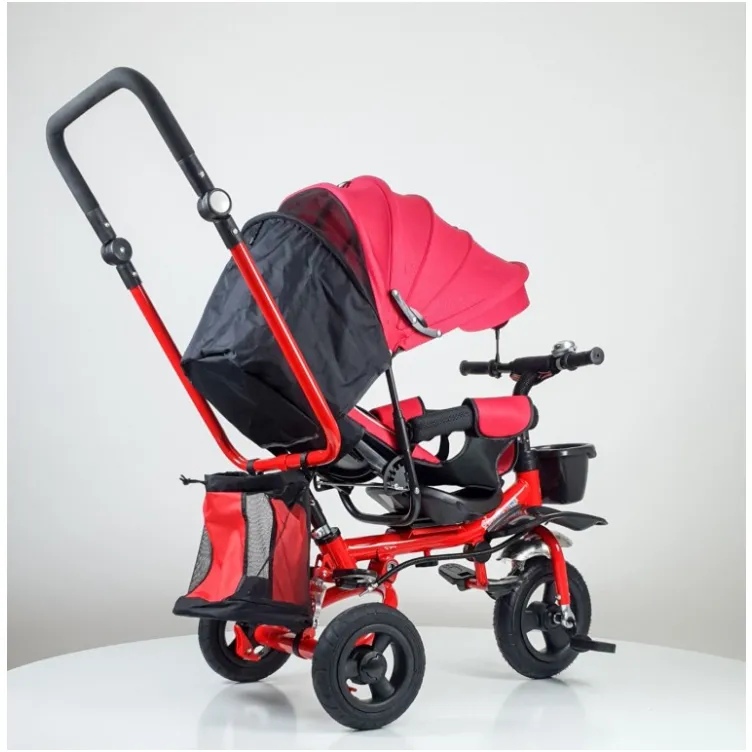 Tricikl Playtime 413 RELAX sa rotirajućim sedištem - Crveni