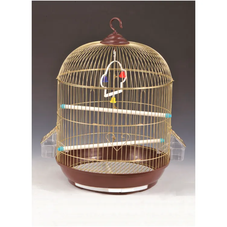 Kavez za ptice zlatni W301-G (okrugli)  