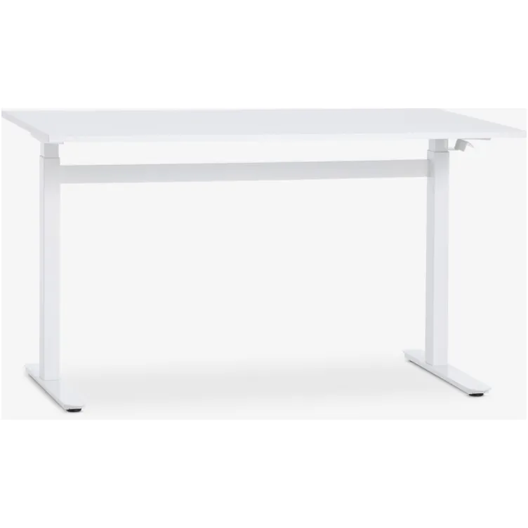 Radni sto sa gas. podes. visinom Linder 70x130 bela