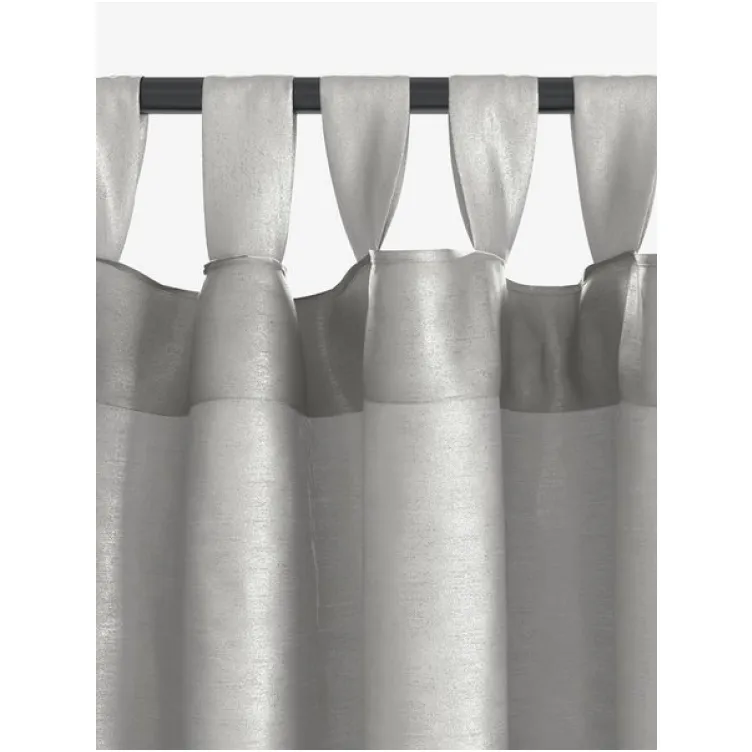 Zavesa Lupe imiticija svile srebrna