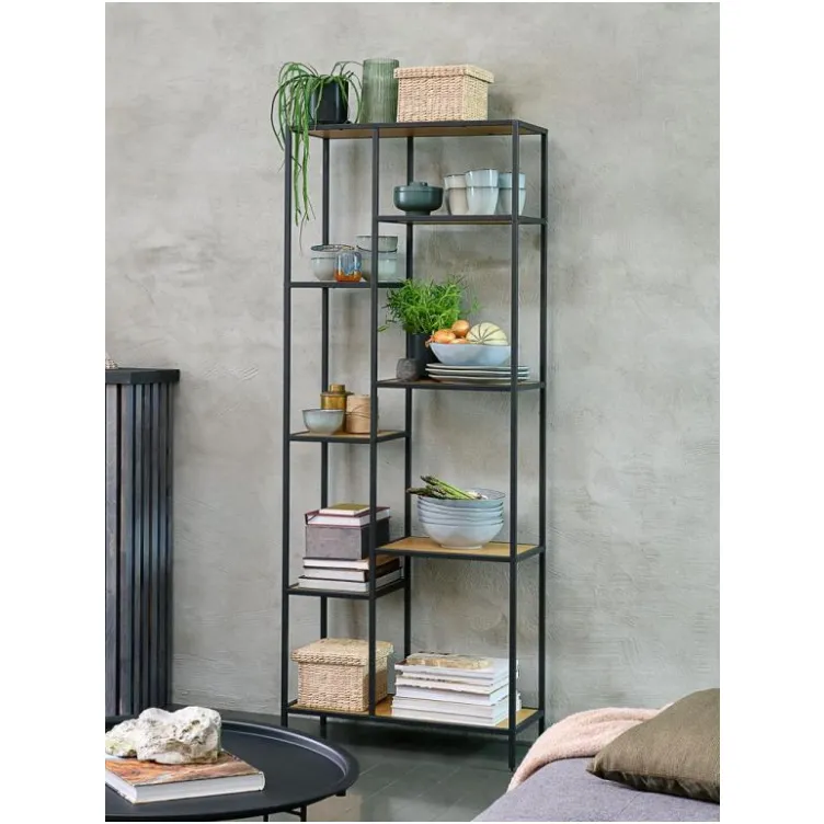 Polica Hrast/Crna 7 Trappedal