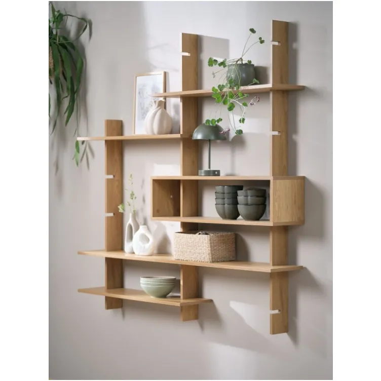 Regal Kariben 6 podesivih polica boja hrasta