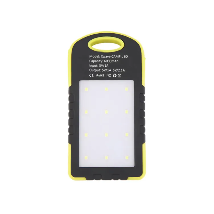 PowerBank baterija/punjač 6000 MAh solarni