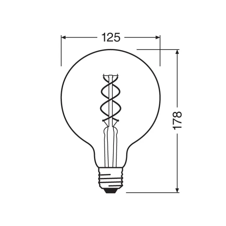 LED filament sijalica toplo bela 4W Osram