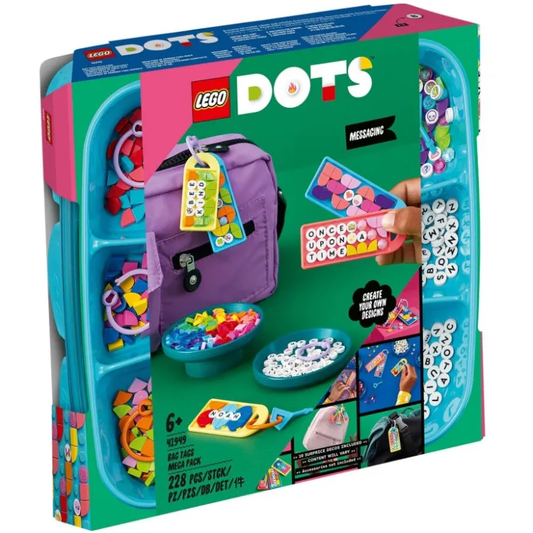 Lego kocke - Mega pakovanje priveska za torbu - Poruke