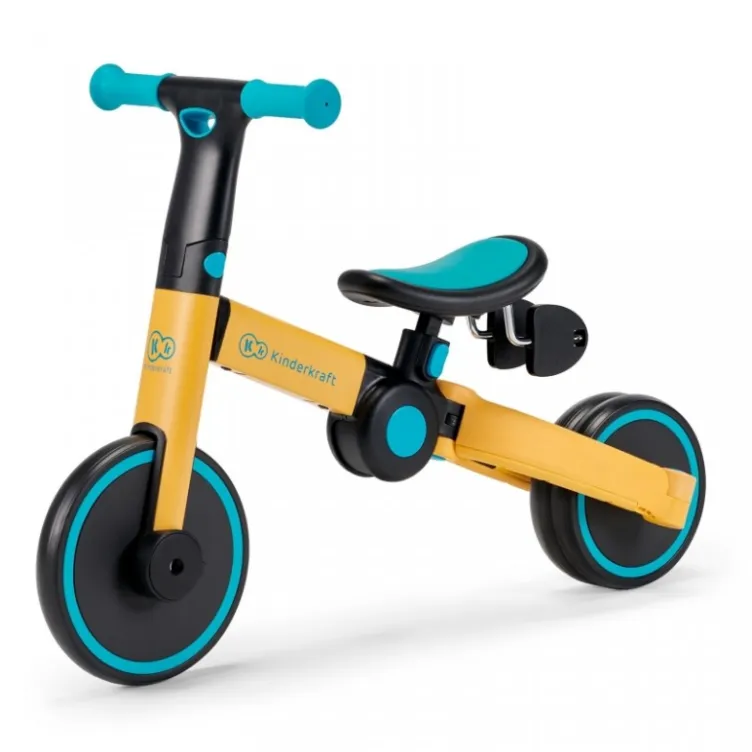 Tricikl 3U1 4TRIKE PRIMROSE YELLOW KINDERKRAFT 