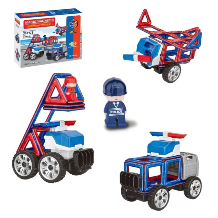 Magnetne kockice "Vozila" za slaganje