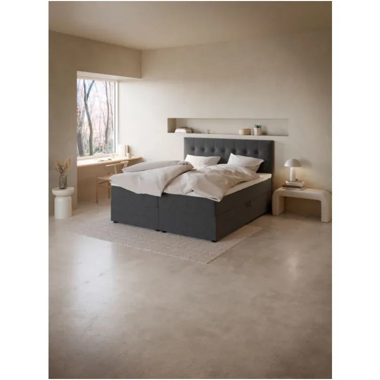 Boxspring krevet 90x200cm GC50 siva-40