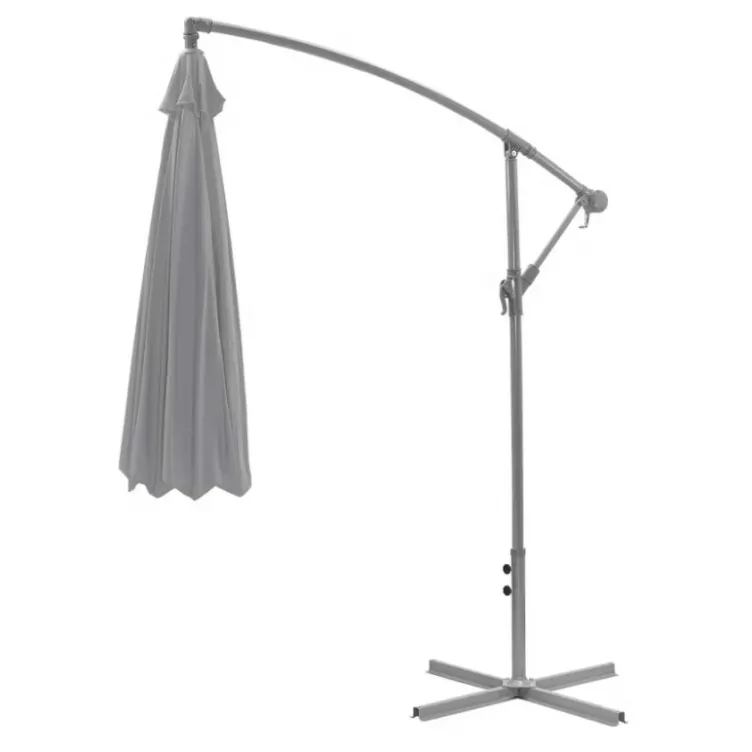 Suncobran viseći Aro 3 m tamno sivi 