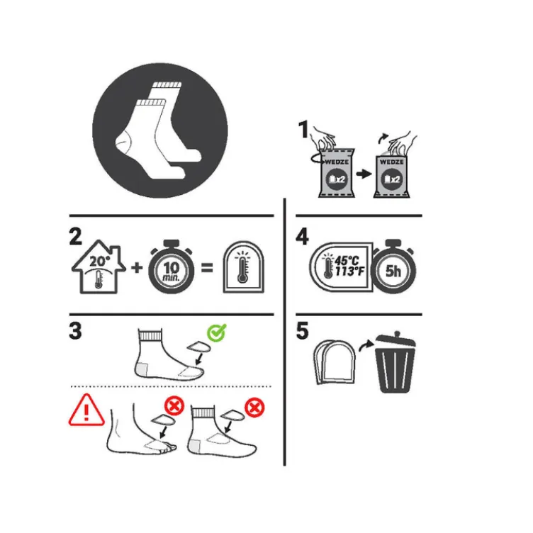 Grejač za stopala 30 kom. 