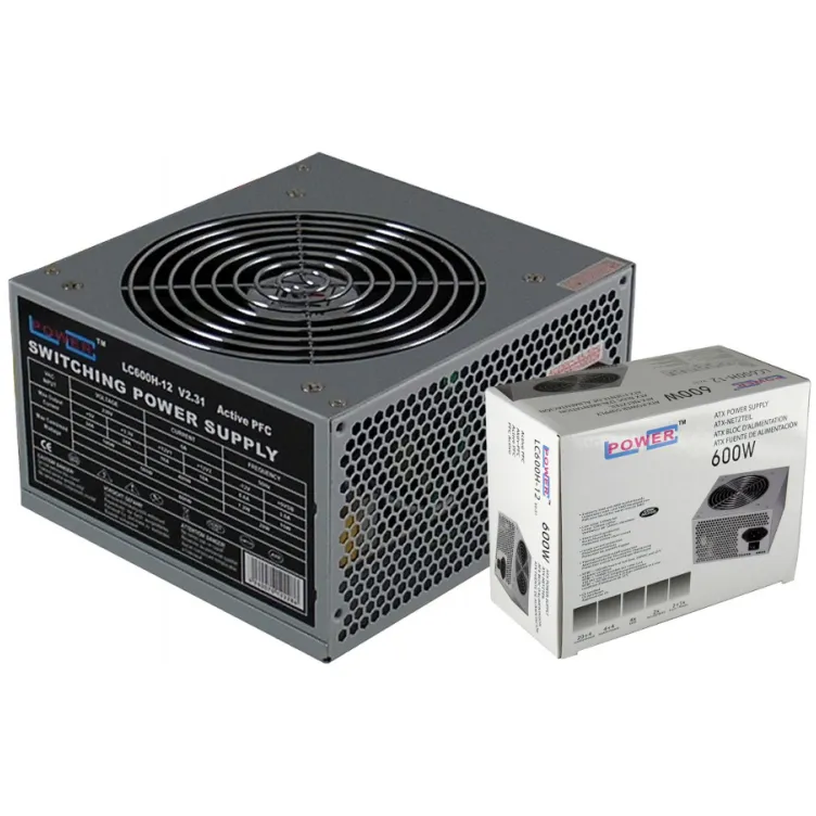 LC-Power LC600H-12 V2.31 600W, 120mm, 20/24 pin, 4x PCI-E (6/8), SATA