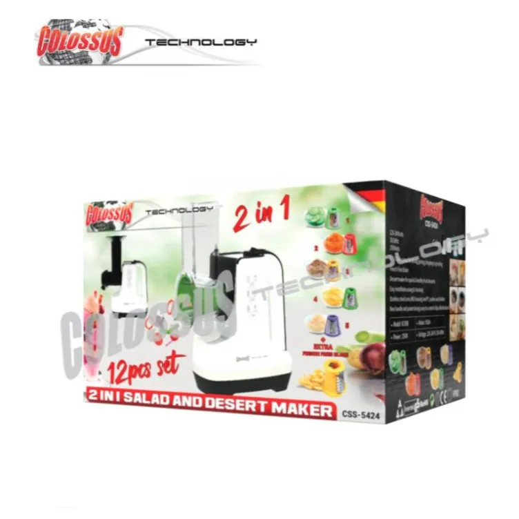 Seckalica za povrće, voće i aparat za sladoled 2U1 CSS-5424 