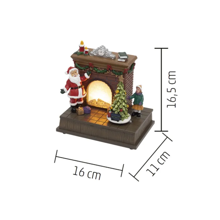 Svetleća LED diorama kamin DRM14