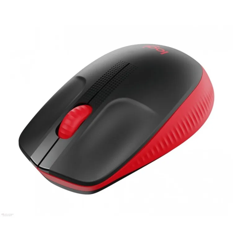 Logitech M190 Full Size Wireless Mouse Red