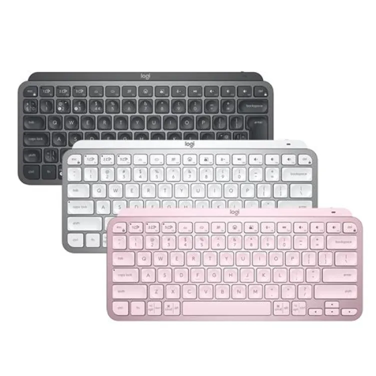 Logitech MX Keys Mini Wireless Illuminated Keyboard - Rose - US
